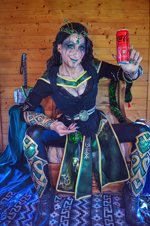 DothyTrunks cosplay - Creation medieval fantasy Lady Loki Nordic Mythology inspiration Viking mix comics Marvel - video showreel clic link