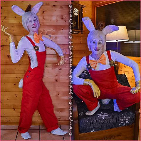 DothyTrunks cosplay Roger Rabbit - movie Disney Spielberg Zemeckis